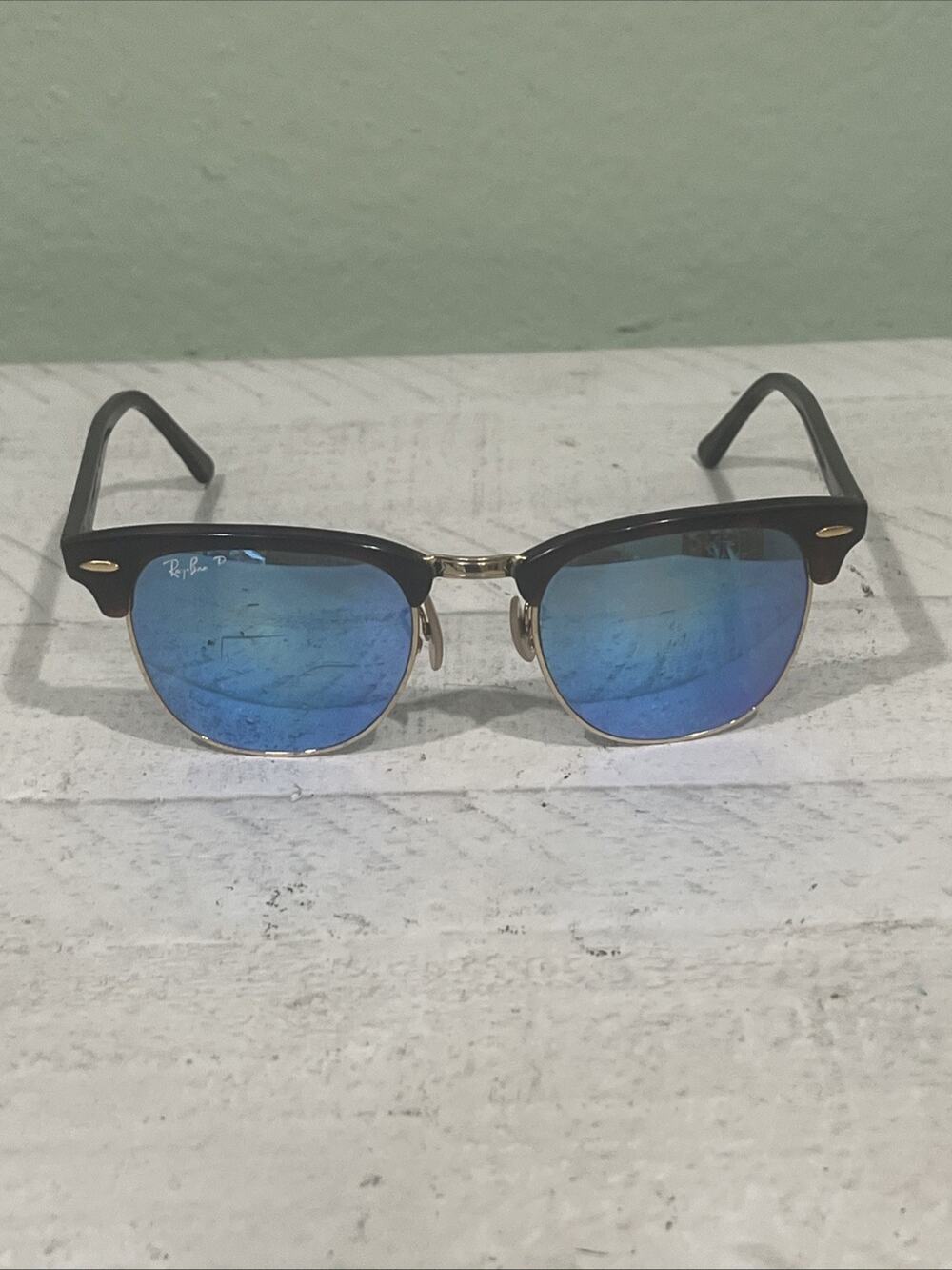 Ray-Ban Sunglasses Rb 3016 990/58 Club Master Tortoise Frame Only Italy